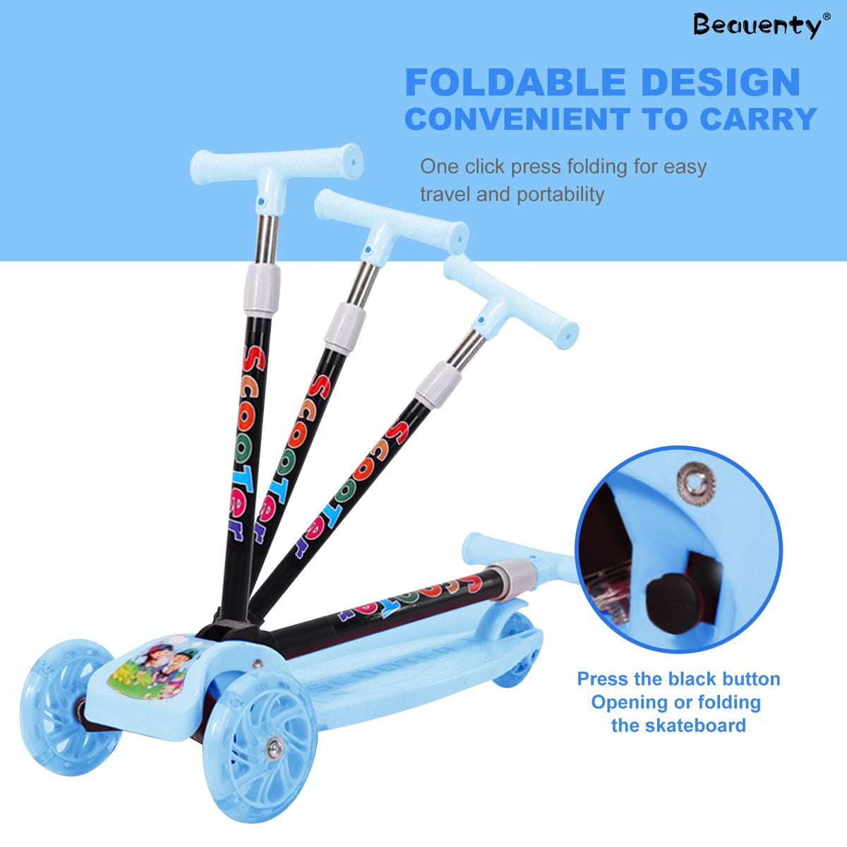 Foldable Triple-Wheel Scooter product image 5