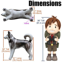 Life-Sized Inflatable Husky/Malamute product image 6