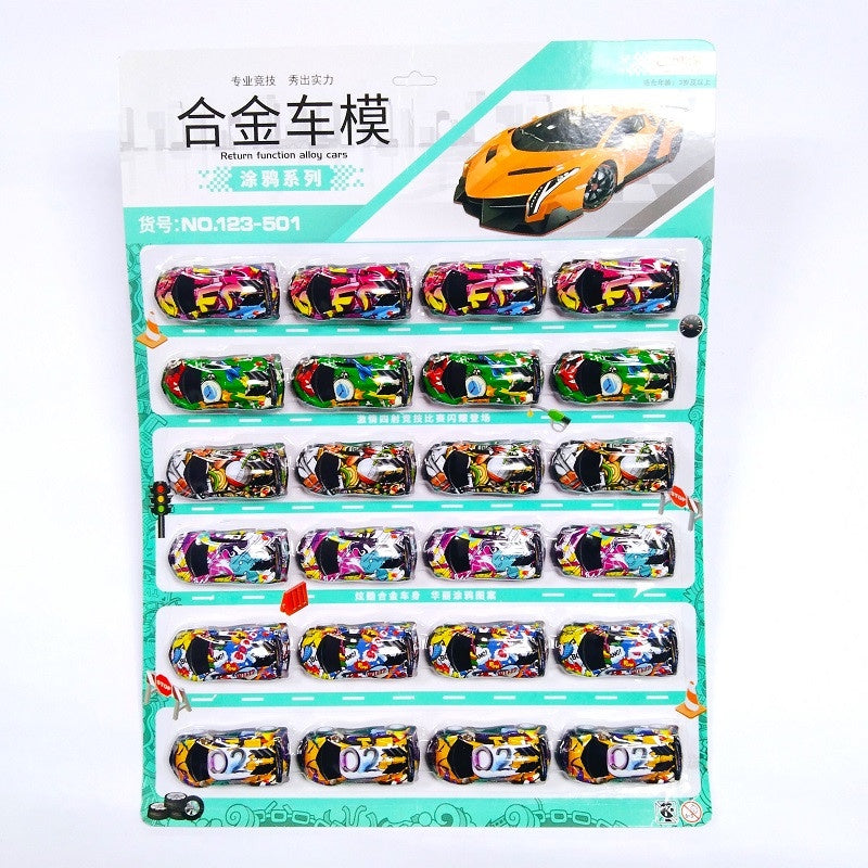Die-Cast Metal Pull-Back Car Set 1:24 product image 7