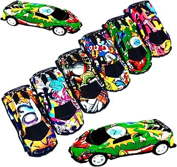 Die-Cast Metal Pull-Back Car Set 1:24 product image 1