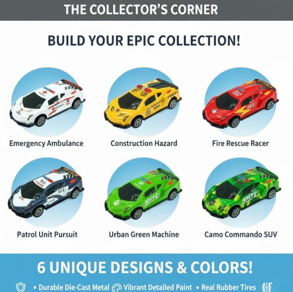 Mini Alloy Racing Car Collection 1:24 product image 6