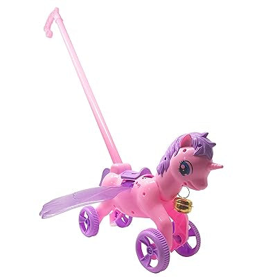 Lovely Unicorn Push & Pull Toy