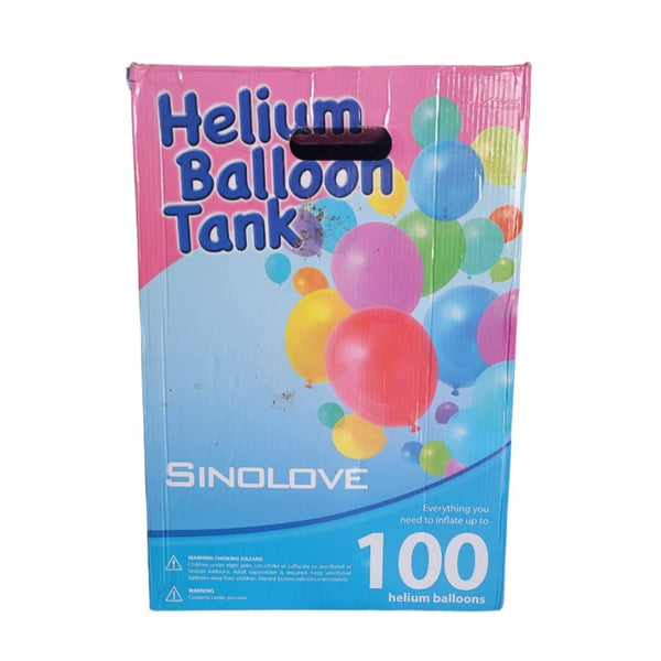 Disposable Helium Balloon Tank Party Kit (100-Balloon Capacity)