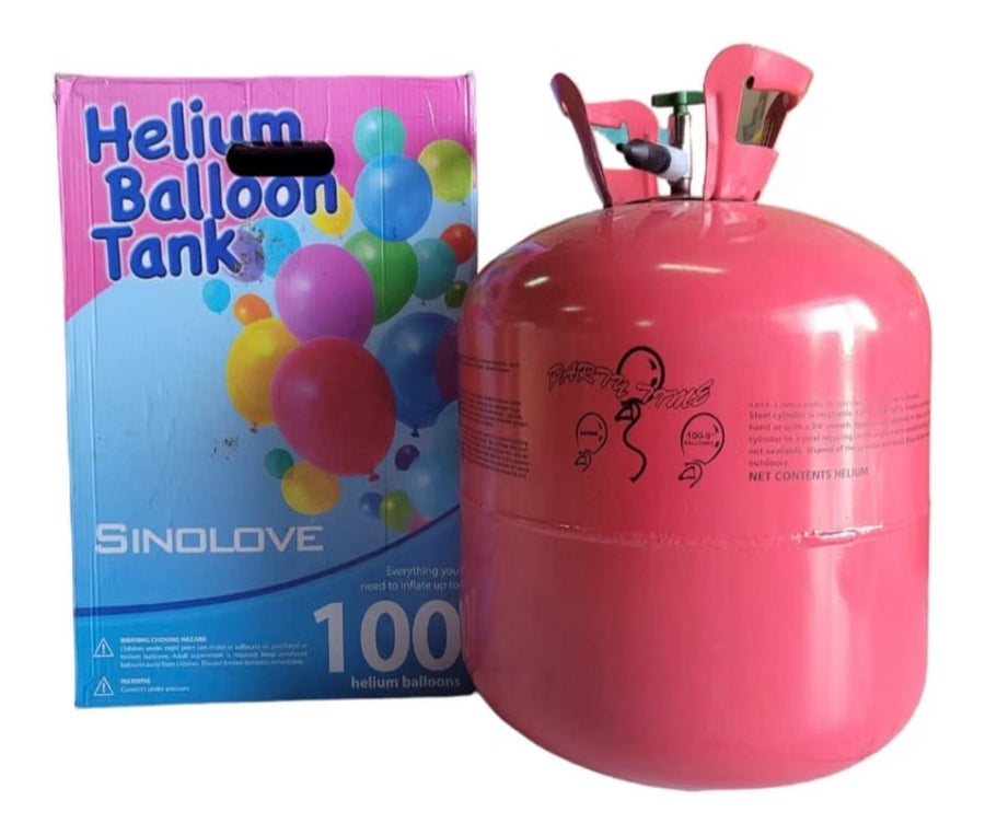 Disposable Helium Balloon Tank Party Kit (100-Balloon Capacity) – product image 2