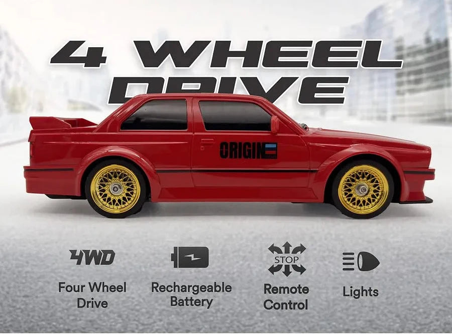 Classic red JDM Drift Car 1:16 product image 4