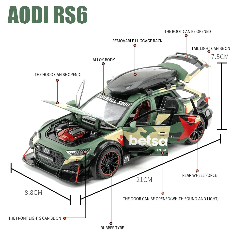 Audi RS6 Avant Die-Cast 1:24 product image 6