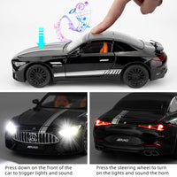 Mercedes-AMG SL63 1:24 diecast toy car display detail