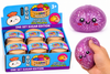 Purple Glitter Dumpling Squishy Toy with Mini Steamer – No Light (1 Piece)