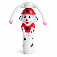 Cartoon Dalmatian Dog Electric Handheld Fan for Kids – Red & White