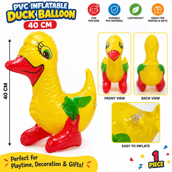 Inflatable Duck Balloon Toy 40cm PVC