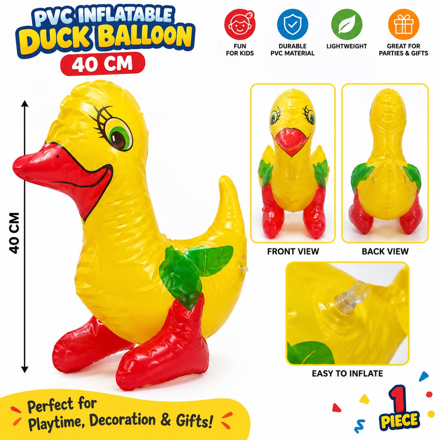 Inflatable Duck Balloon Toy 40cm PVC
