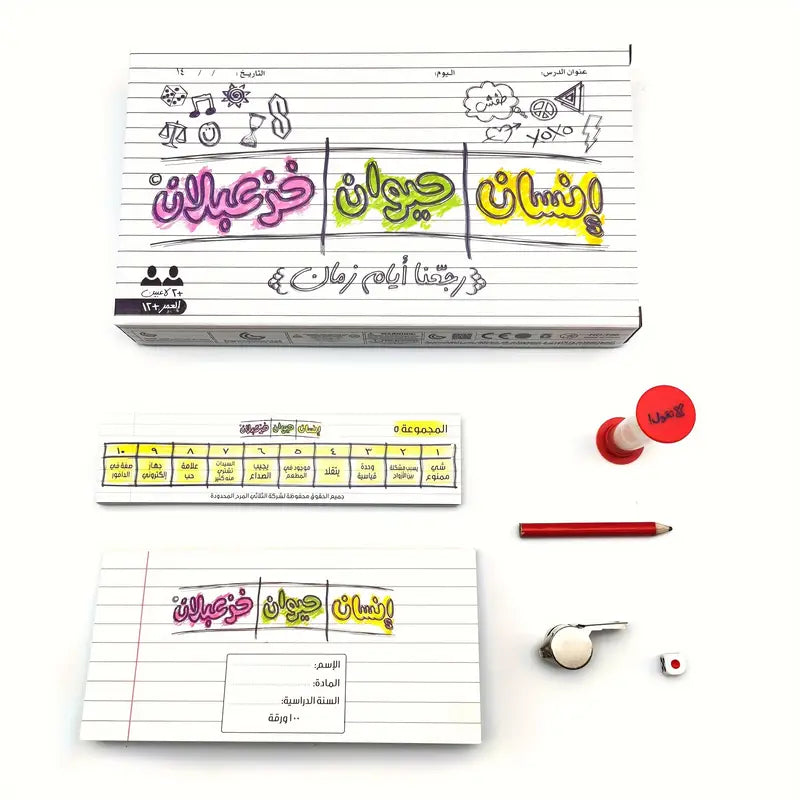 Ensan Haywan KhozablanFast-Paced Arabic Word Game | 90-Second Challenge with Real-Life Questions | Family Fun, Party Game for All Ages image 2