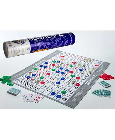 Card & Chip Strategy Game Strategy Board Game – Classic Card & Chip Game for 2–12 Players | Family Game Night Favorite | Ages 7+ | Includes Game Board, Cards & Chips