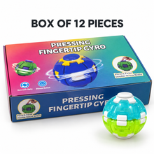 Press & Spin Gyro Fidget Balls – Box of 12