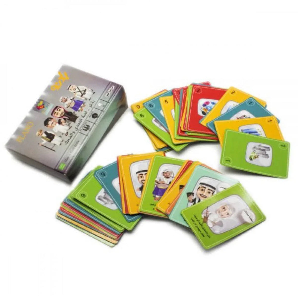 Plano– Arabic Card Game of Color, Numbers & Strategy | Family Game of Fun, Challenge & Fast Reactions | Ages 7+ | 2+ Players image 2