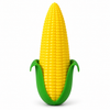 Long Corn Cob Squishy Toy with Green Husk – 1 Piece