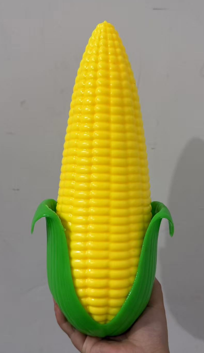 Original supplier photograph of the long corn cob squishy with green husk SH3615