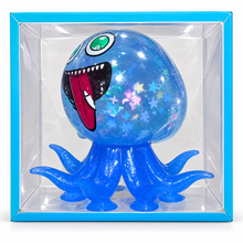 Blue Glitter Octopus Squishy Squeeze Toy – 1 Piece